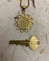 SEED OF LOVE PENDANT - BRASS