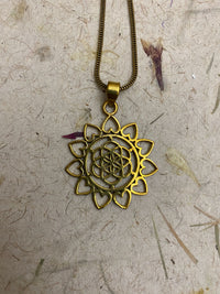 SEED OF LOVE PENDANT - BRASS