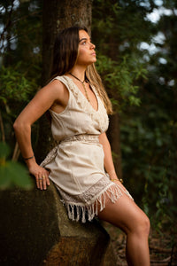 ROBE DE GUERRIÈRE LÉGÈRE - CRÈME