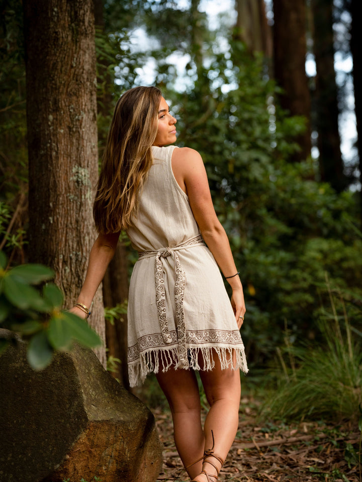 LIGHT WARRIOR DRESS - CREAM