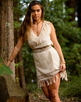 LIGHT WARRIOR DRESS - CREAM