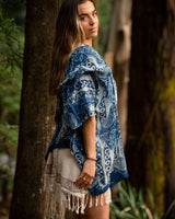 AFRICAN BEACH DRESS - BLUE