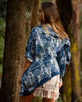 AFRICAN BEACH DRESS - BLUE