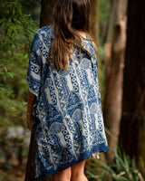 AFRICAN BEACH DRESS - BLUE