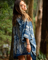 AFRICAN BEACH DRESS - BLUE