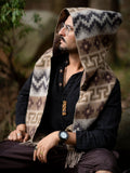 MOUNTAIN ALPACA GEOMETRIC SCARF - MAN
