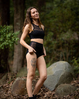 LACE BIKINI SWIMSUIT - BLACK