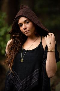 FLOWER OF LIFE SACRED GEOMETRY PENDANT - BRASS