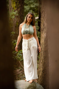 OCEAN PANTS - WHITE