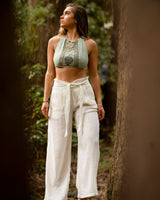 OCEAN PANTS - WHITE