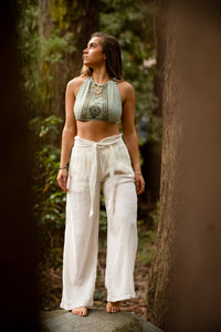 OCEAN PANTS - WHITE