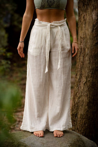 OCEAN PANTS - WHITE