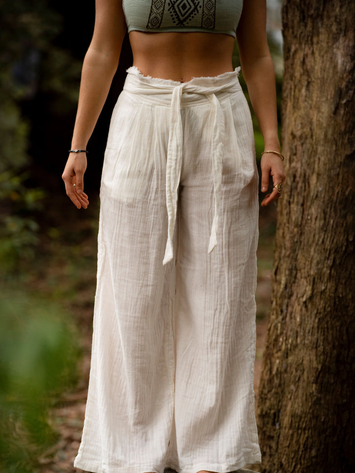 OCEAN PANTS - WHITE