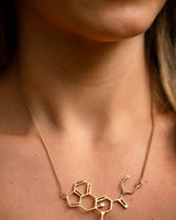HOFFMAN MOLECULE PENDANT - BRASS
