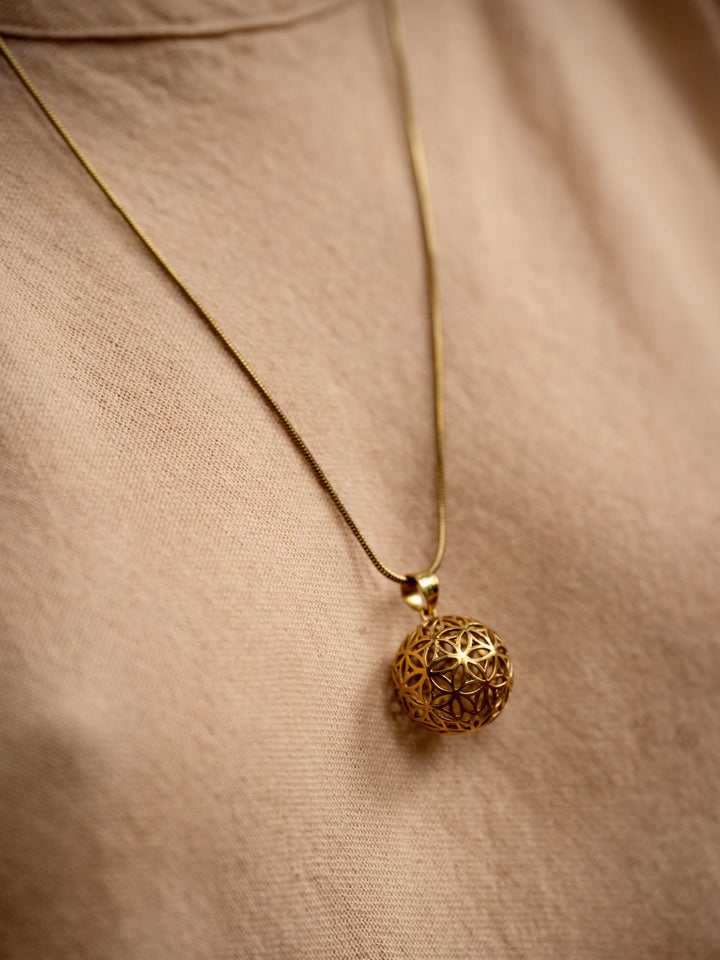 3D FLOWER OF LIFE BALL PENDANT