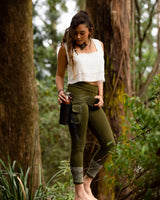 PRIMITIVE TRIBAL LEGGINGS - GREEN