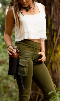 Eve Pocket Belt - Green