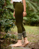 PRIMITIVE TRIBAL LEGGINGS - GREEN