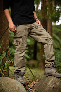 Festival Tradie Pocket Cargo Trousers - Olive