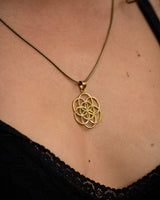 SEED OF LIFE PENDANT - BRASS