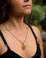 SEED OF LIFE PENDANT - BRASS