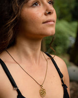 SEED OF LIFE PENDANT - BRASS