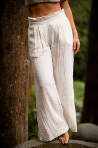 OCEAN PANTS - WHITE