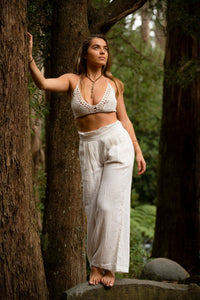 OCEAN PANTS - WHITE