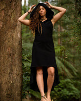 RISING SUN DRESS - BLACK