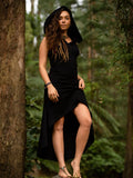 RISING SUN DRESS - BLACK