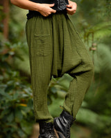 LINEN HAREM PANTS
