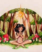 Meditation In The Forest