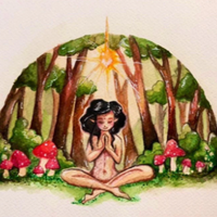 Méditation en forêt