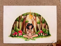 Méditation en forêt
