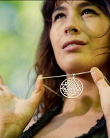 SRI YANTRA PENDANT SACRED GEOMETRY PENDANT - BRASS