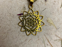 SEED OF LOVE PENDANT - BRASS