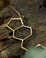 MOLECULE UNIVERSE PENDANT - BRASS