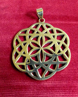 SEED OF DAVID PENDANT  - BRASS