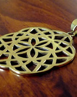 SEED OF DAVID PENDANT  - BRASS