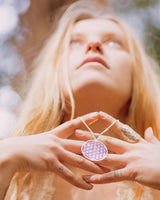 FLOWER OF LIFE SACRED GEOMETRY PENDANT - SILVER