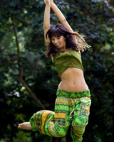 YOGA SAVASANA PANTS - LEMON LIME