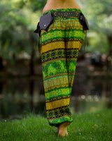YOGA SAVASANA PANTS - LEMON LIME