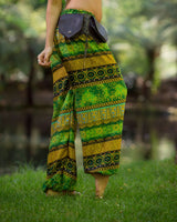 YOGA SAVASANA PANTS - LEMON LIME