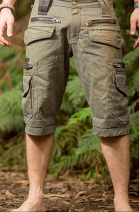 SHORT DE TRAVAIL - OLIVE