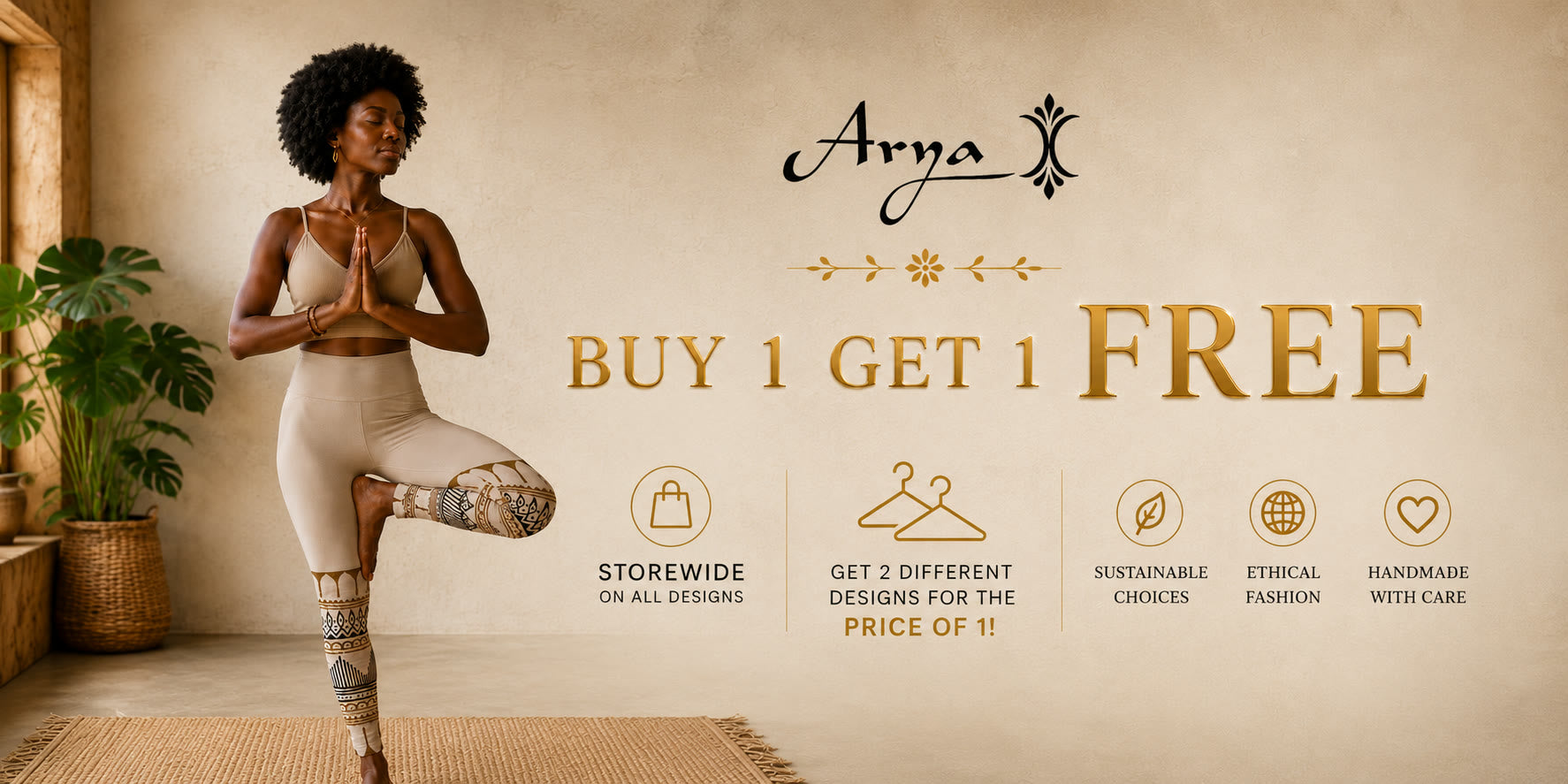 Buy 1 get 1 free storewide promotion